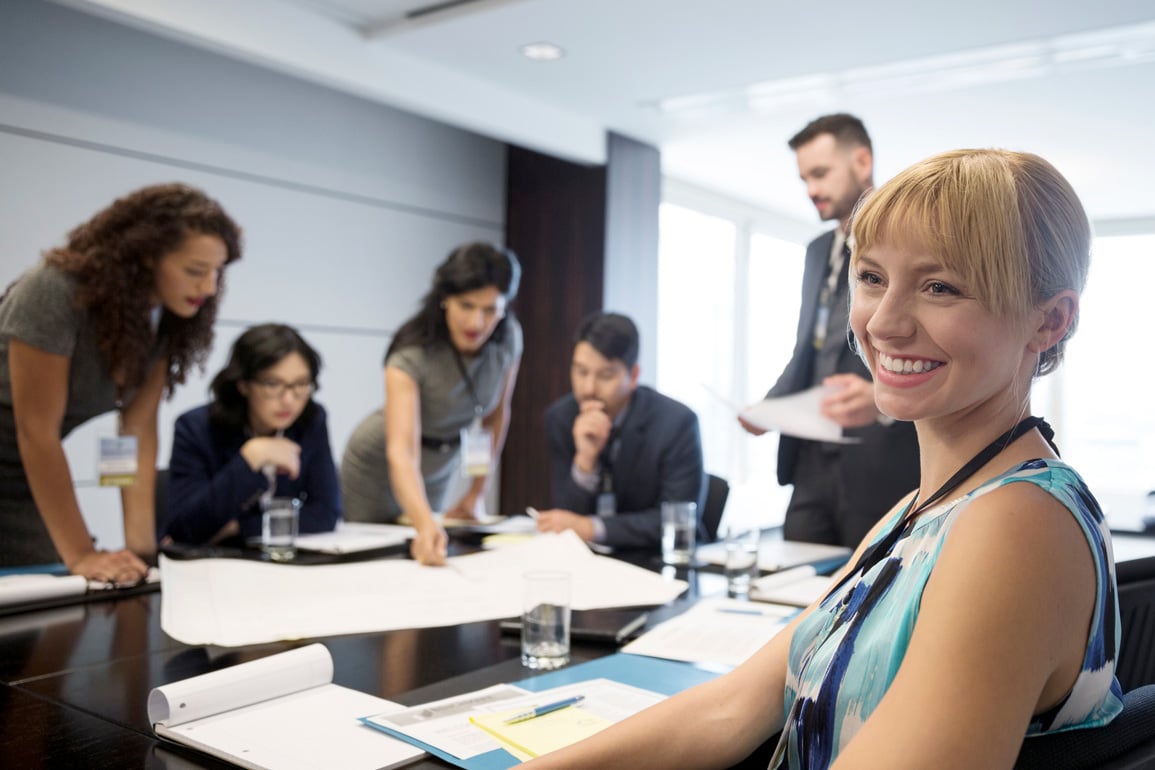 People in boardroom