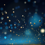 Image representing award with stars on a blue overlay