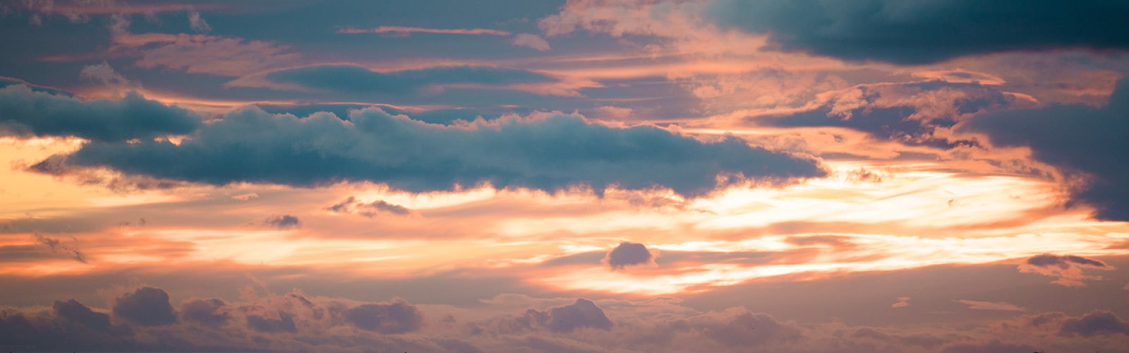 cloudy sunset at Kitts Beach in Vancouver