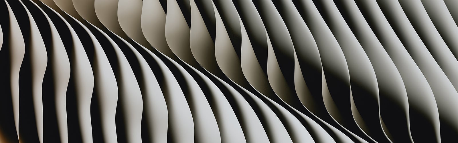 Paper fanned out in an abstract design